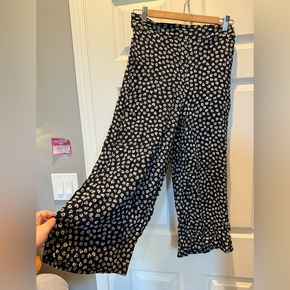 Madewell Pull On Cropped Floral Pants - S
